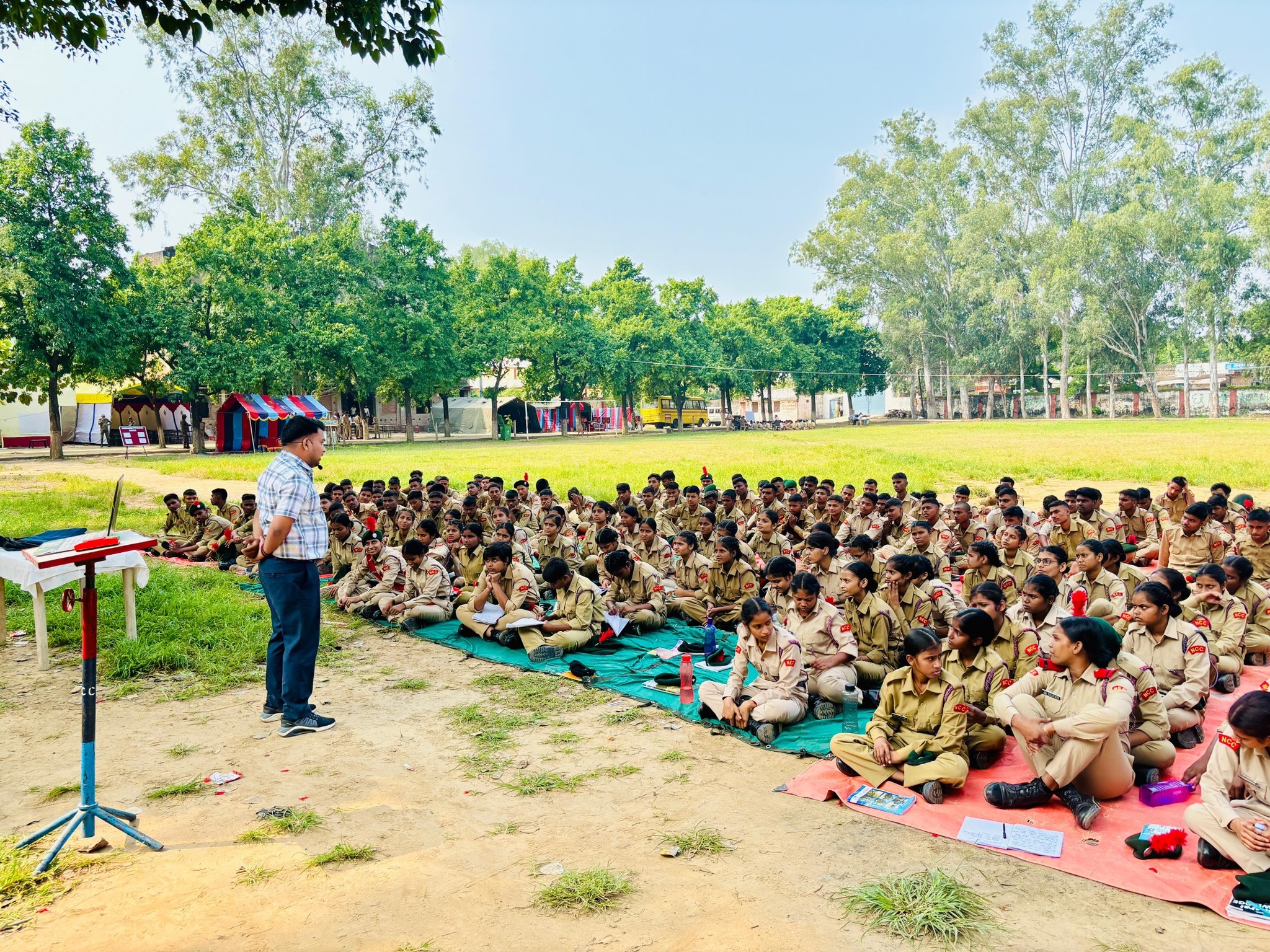 NCC Cyber Security Awareness for 500 cadets — group session